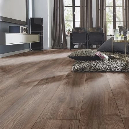 ДУБ КОРИЧНЕВЫЙ МАКРО ЛАМИНАТ  KRONOTEX  MAMMUT PLUS ламинат для пола